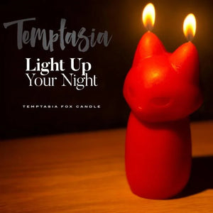 Temptasia - Fox Drip Candle - Red