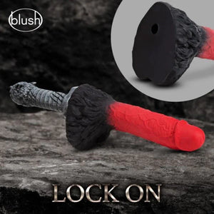 The Realm - Lycan - Lock on Werewolf Dildo - Red