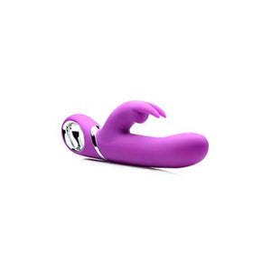 Power Bunnies Twirly Silicone Spinning Rabbit - Vibrator - Purple