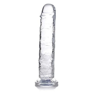 Jock C - Thru 7 Inch Clear Tpe Dildo