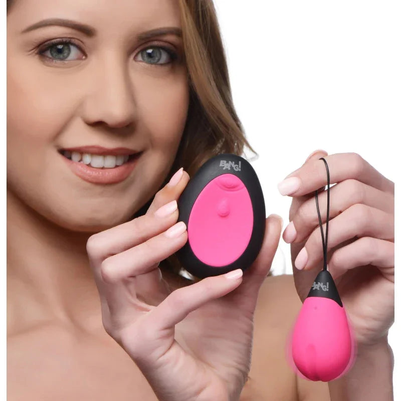 Bang - 10x Silicone Vibrating Egg - Pink