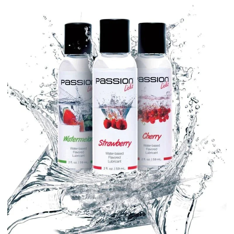 Passion Licks 3 Piece Flavored Lube Set