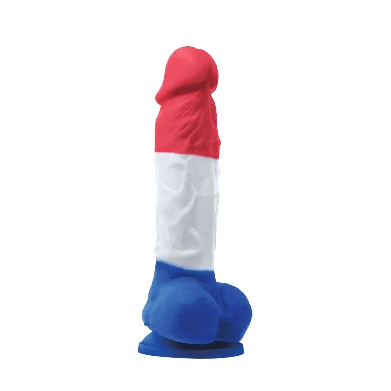 Colours Pleasures - 5"" Dildo - Tricolor