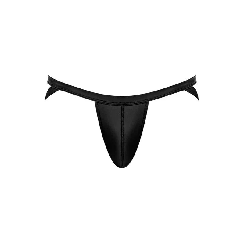 Cage Matte Strappy Ring Jock - L/ XL - Black