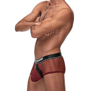 Cock Pit Net Mini Cock Ring Short - Medium - Burgundy