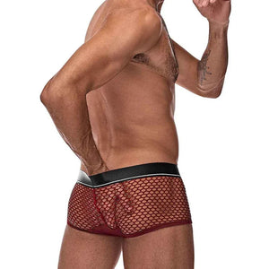 Cock Pit Net Mini Cock Ring Short - Medium - Burgundy
