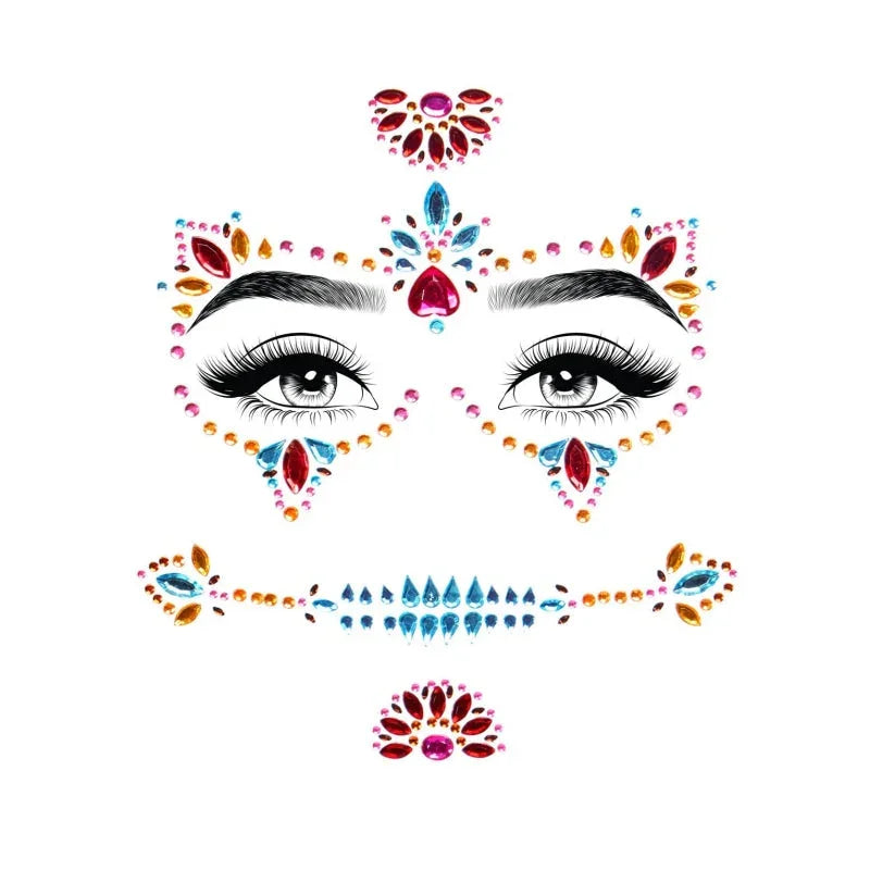 Day of the Dead Adhesive Face Jewels