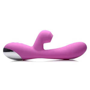 Shegasm 5 Star 7x Suction Come- Hither Silicone Rabbit - Pink