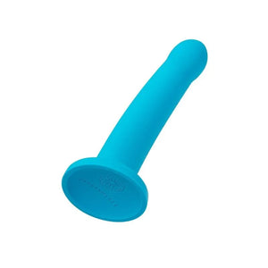 Nexus Collection - Hux - 7 Inch Silicone Dildo - Turquoise