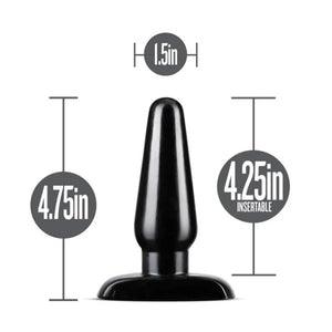 Anal Adventures - Basic Anal Plug - Medium - Black