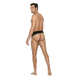 Men's Mesh and Lycra Jock Straps - Small/medium - Black