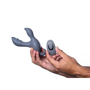 Apollo 15-Function Remote Control Prostate Massager - Grey
