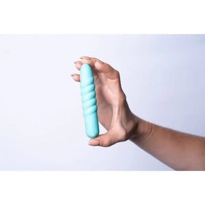 Lola 10 Function Vibrating Twisty Bullet - Teal