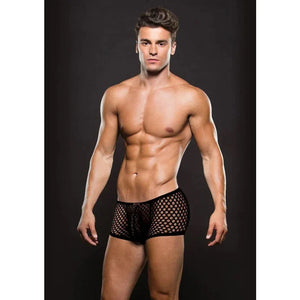 Modern Fishnet Trunk - Small/medium - Black