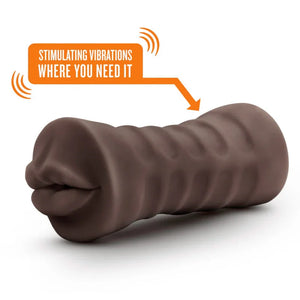 Enlust - Krystal - Vibrating Stroker - Brown