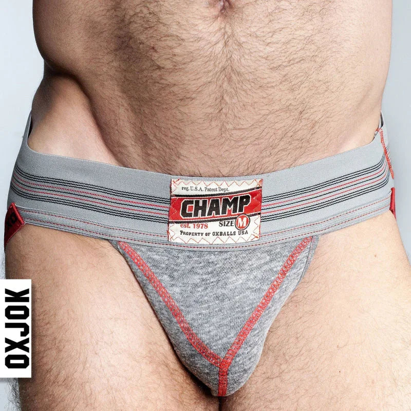 Champ Vintage Sweatshirt Jockstrap Gray Heather - Xl