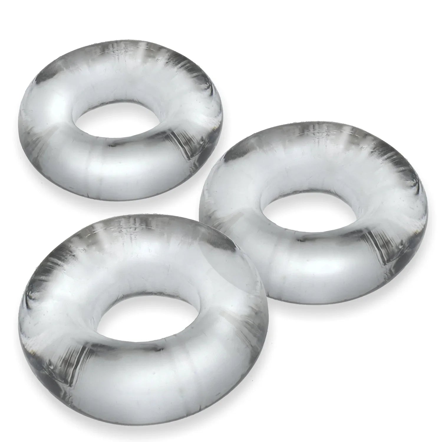 Fat Willy 3-Pack Jumbo C-Rings - Clear