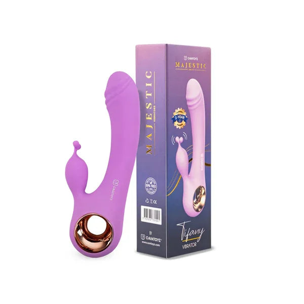 Double Tifany Vibrator - Purple