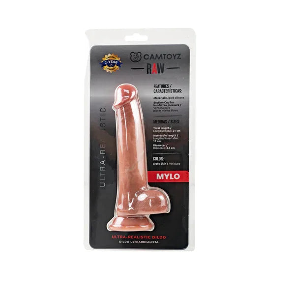 Raw Dildo Ultra Realistic Mylo - Brown