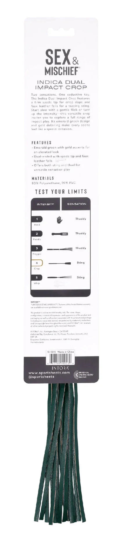 Indica Dual Impact Crop - Green