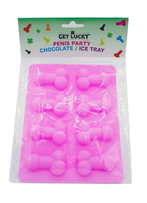 Party Penis Chocolate Ice Tray Pink