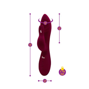 Pzazz G-Spot Thumping Rabbit - Ruby