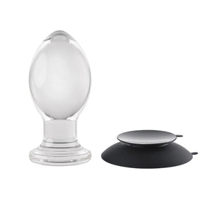 Gender X Crystal Ball Plug w/Suction Cup - Clear