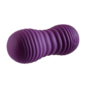 Evolved Eager Egg Vibrating & Thrusting Egg w/Remote - Purple