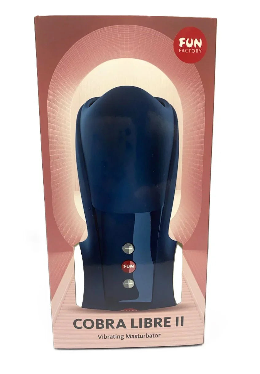 Cobra Libre II Vibrating Masturbator - Night Blue