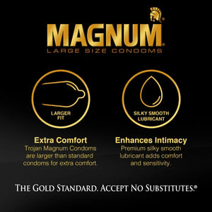 Trojan Magnum 1000 Piece Bulk Condoms - Xl