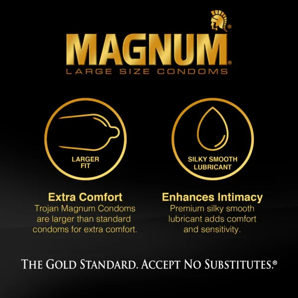 Trojan Magnum 1000 Piece Bulk Condoms - Xl