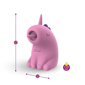 (Presale Only) - Dreamii Licks Licking Unicorn Stimulator - Mystical Pink