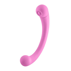 Aluna Dual Stimulating Arc Vibrator - Pink