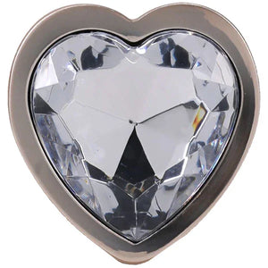 Booty Bling Metal Heart Plug - Small - Gold