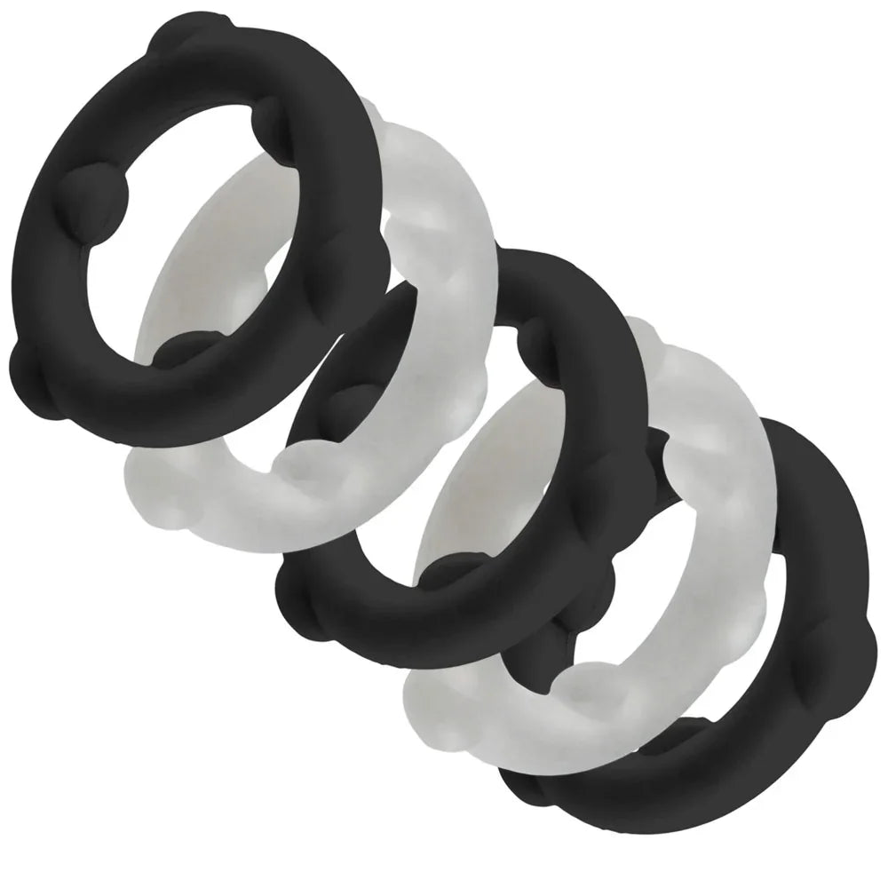Gearheads 5 Pack Spinner Rings - Black Vapor