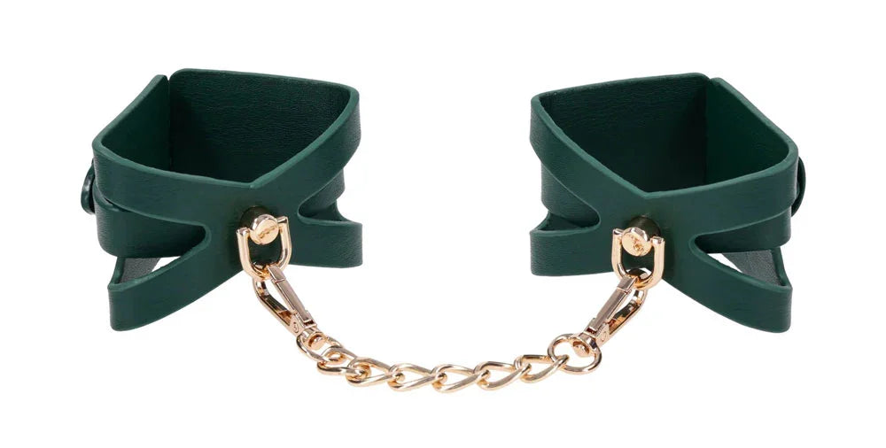 Indica Cutout Cuffs - Green
