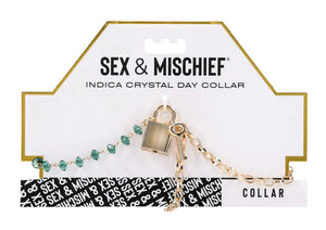 Indica Crystal Day Collar - Green