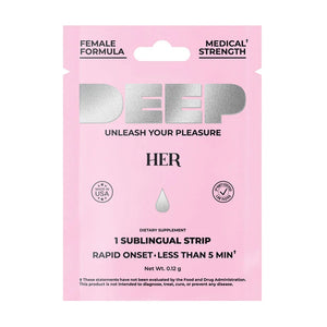 Deep - Her - Sublingual Strip - 12 Pack Display