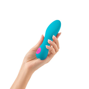 Solia Bullet Flat Tipped Vibrator - Turquoise