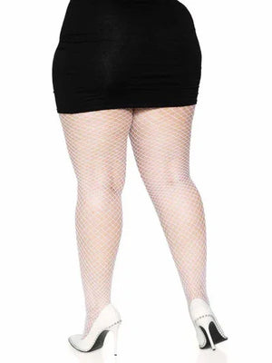 Industrial Net Pantyhose 1x 2x White