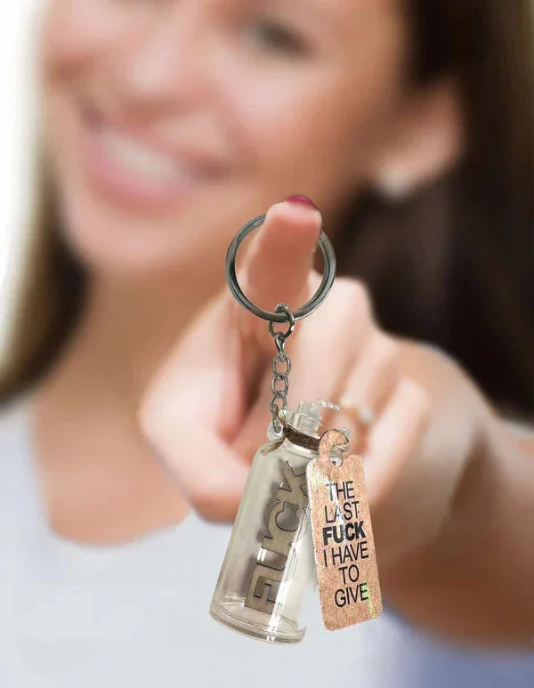 6ct Super Fun Last Fuck I Have to Give Key Chain