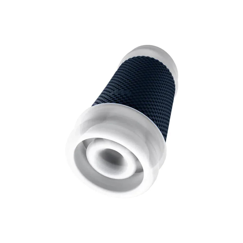 Spank Rechargeable Ultra-Grip Vibrating Stroker - Clear