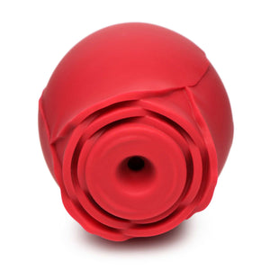 Mystic Rose Sucking and Vibrating Silicone Rose Red