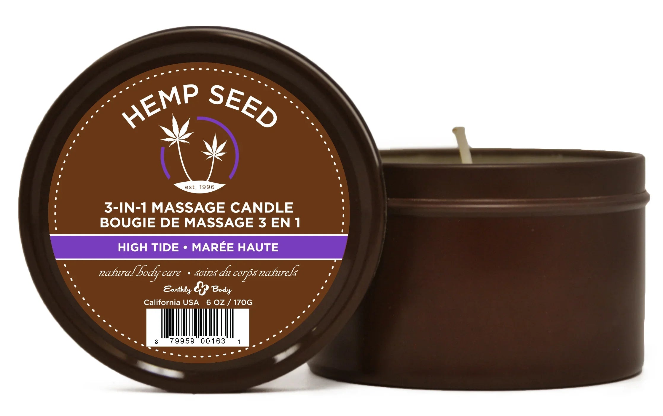 High Tide Suntouched Candle With Hemp 6.8 Oz