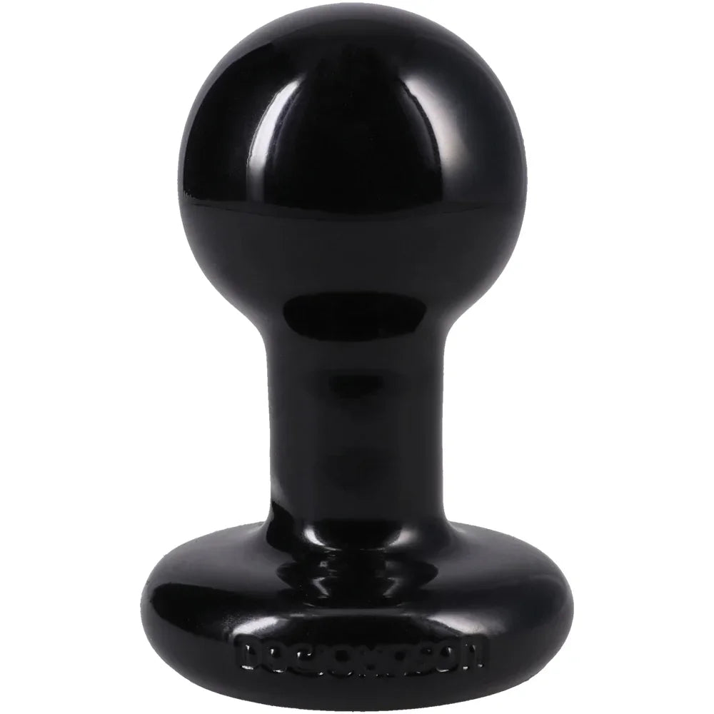 Round Butt Plug Small - Black