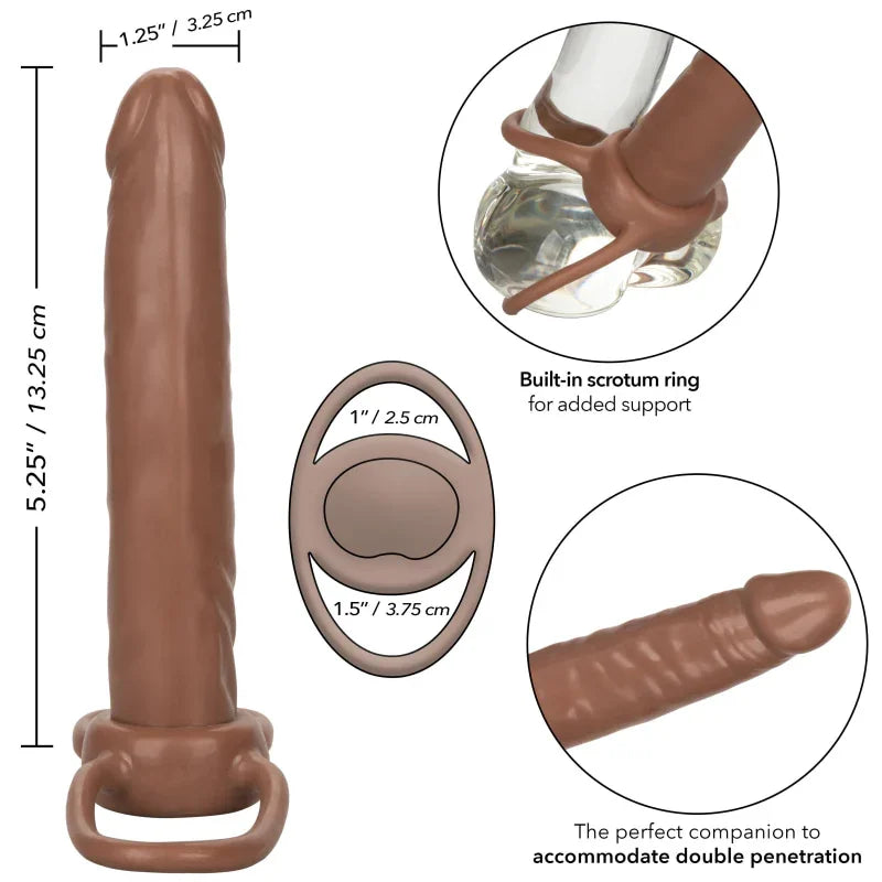 Accommodator Dual Penetrator - Brown - MyPleasure
