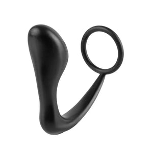 Anal Fantasy Collection Ass Gasm Cockring Plug - Black