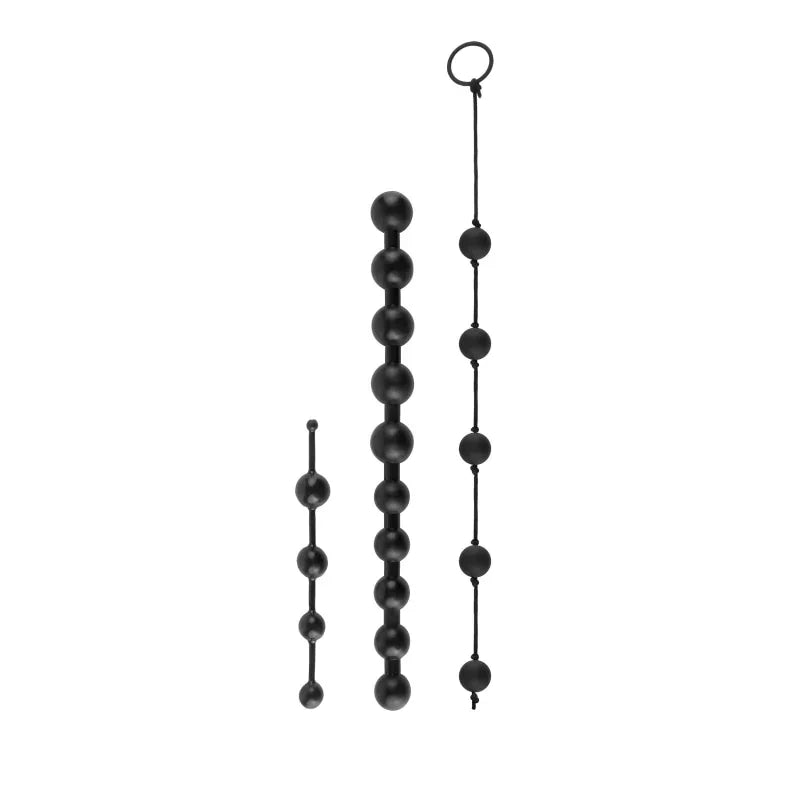 Anal Fantasy Collection Beginners Bead Kit - Black - MyPleasure