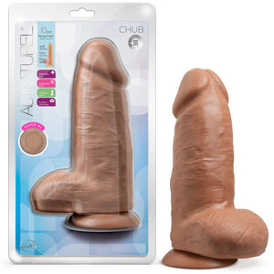 Au Naturel - Chub - 10 Inch Dildo - Mocha