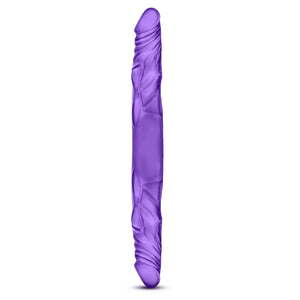 B Yours 14" Double Dildo - Purple